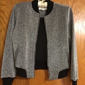 BB Dakota Briarlyn Metallic Bomber Jacket Sz XS